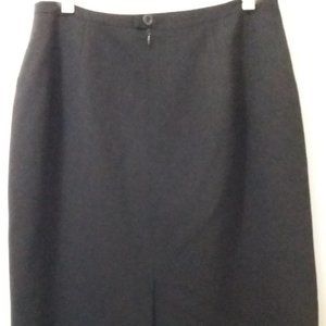 Holt Renfrew Black Skirt - slim, designer